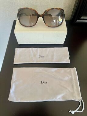 Christian Dior Tortoise Shell Sunglasses